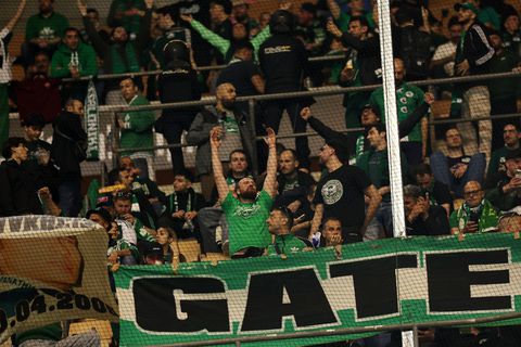 Ο κόσμος του Παναθηναϊκού στο «Καρτούχα» (vid)