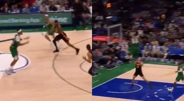 Το απίστευτο καλάθι του Κουμίνγκα από τη μία μπασκέτα στην άλλη (vid)