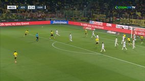 Πήρε φωτιά η OPAP Arena από τους οπαδούς της ΑΕΚ στη γκολάρα του Μορόν (vid)