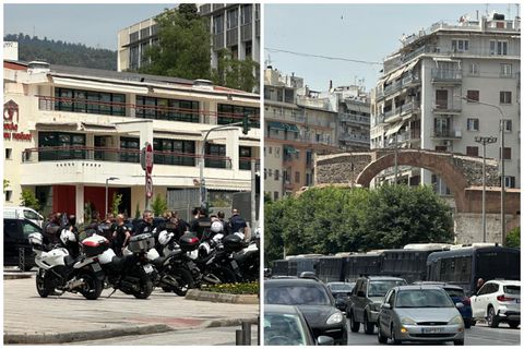 «Warzone» η Θεσσαλονίκη - Πρωτοφανή αστυνομικά μέτρα για τη συγκέντρωση των οπαδών του ΠΑΟΚ