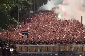 Η εντυπωσιακή ατμόσφαιρα των Ούγγρων πριν από το ματς με τη Γερμανία (vid)