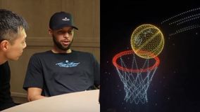 Εντυπωσιακή υποδοχή για τον Στεφ Κάρι στην Κίνα με show από drones (vid)