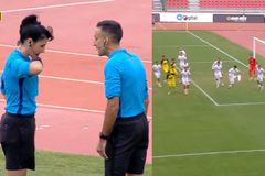 Η φάση που έφερε... χαμό στη Νέα Σμύρνη - Η διαιτήτρια πήρε πίσω το πέναλτι που έδωσε στην ΑΕΚ Β' και ο Ατματσίδης αποβλήθηκε (vid)