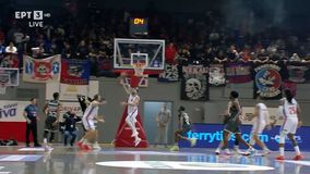 Το buzzer beater του Σαλούστρου στο ημίχρονο του Πανιώνιος - ΠΑΟΚ