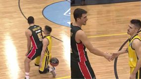 Το τρομακτικό φάουλ του Λαρεντζάκη στον Στασινό και η συγνώμη που του ζήτησε (vid)