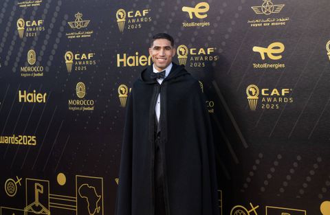 Κορυφαίος παίκτης της Αφρικής για το 2025 ο Χακίμι
