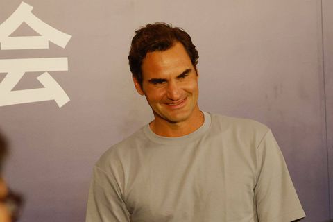 Ο Ρότζερ Φέντερερ στο International Tennis Hall of Fame