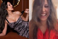 Η Εστρέλα Νούρι ανάβει... φωτιές με μπουρνούζι του Ολυμπιακού (vid)