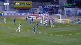 Λαμία - Κηφισιά: Ο Λαντρ με γυριστό σουτ άνοιξε το σκορ για τους φιλοξενούμενους