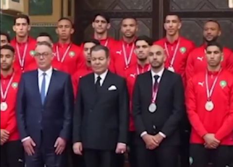 Ο Ελ Κααμπί και οι συμπαίκτες του επισκέφθηκαν τον πρίγκιπα του Μαρόκου