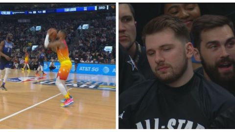 O Λούκα Ντόντσιτς βαρέθηκε στο All-Star Game και τον πήρε ο ύπνος (vid)