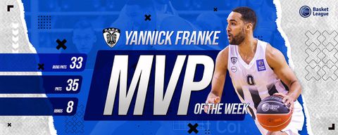 Ο Φράνκε ξανά MVP της Basket League