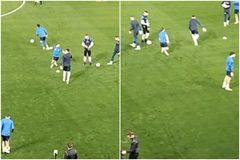 Το κυνηγητό του Σιώπη στον Αθανασιάδη στην προπόνηση της Εθνικής  (vids)