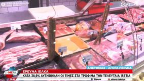 Έρευνα ΙΕΛΚΑ: Κατά 38,9% αυξήθηκαν οι τιμές στα τρόφιμα την τελευταία 15ετία