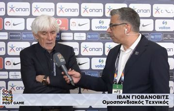 Γιοβάνοβιτς: «Περάσαμε ένα ημίχρονο σε παθητικό ρόλο λόγω του δικού μας παιχνιδιού»