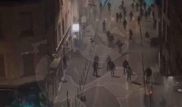 Επεισόδια και άγριο ξύλο στη Λυών πριν τον αγώνα με τη Θέλτα (vid)