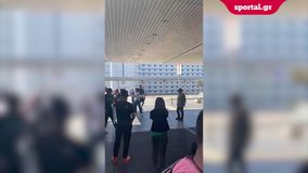 Η άφιξη της αποστολής του Παναθηναϊκού στο Ελ. Βενιζέλος