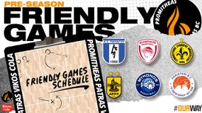 Ποια είναι τα φιλικά του Προμηθέα και πότε θα αντιμετωπίσει τον Ολυμπιακό