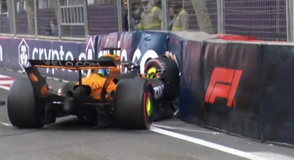 Σοκαριστικό ατύχημα για τον Πιάστρι στις κατακτήτριες του Μπακού (vid)