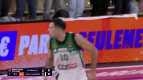 Kostas Sloukas With 17 Points Vs. As Monaco