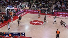 Mathias Lessort With 16 Points Vs. As Monaco