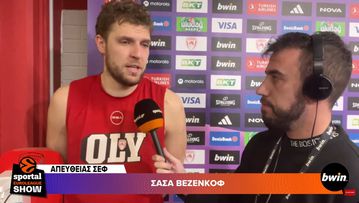 Ο Σάσα Βεζένκοφ στο Sportal: «Κρατάμε τη νίκη, πρέπει να βελτιωθούμε»