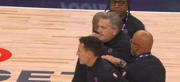 Απίστευτο σκηνικό με τον Κρις Φιντς: Αποβλήθηκε με δύο τεχνικές ποινές και επιτέθηκε σον διαιτητή