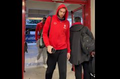 Η άφιξη του Ολυμπιακού στο γήπεδο του τελικού (vid)