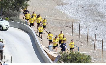 Πρωινή προπόνηση στην παραλία της Λεμεσού και δώρο από τον Αλμέιδα τριήμερο ρεπό
