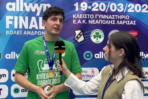 Ανδρεόπουλος στο Sportal: « Έλειπε το Κύπελλο στον Παναθηναϊκό, πάμε για double» (vid)