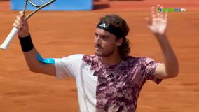 Ο Τσιτσιπάς έκλεισε με φανταστικό τρόπο το ματς με τον Ντε Μινόρ