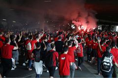 Το Sportal στην πορεία των φίλων του Ολυμπιακού προς τη «Zalgirio Arena»