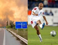 Ζημιές στο σπίτι του Τζόρτζεβιτς από τη φωτιά στην Ηλεία (pics)