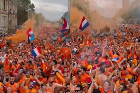 Νέο... σόου των Ολλανδών στη Λειψία πριν από τον αγώνα με τη Γαλλία (vid)