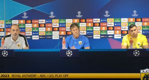 Η συνέντευξη Τύπου των Ματίας Αλμέιδα και Ορμπελίν Πινέδα