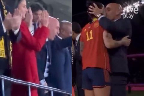 Δεν παραιτείται ο Ρουμπιάλες από την προεδρία της Ισπανικής Ομοσπονδίας ποδοσφαίρου μετά το φιλί στην Ερμόσο