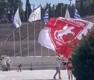 Οπαδός της Σαμσουνσπόρ ύψωσε σημαία με τον Κεμάλ στο Καλλιμάρμαρο (vid)