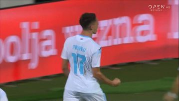 Το 1-0 της Ριέκα κόντρα στην ΠΑΟΚ με κεφαλιά του Μέναλο