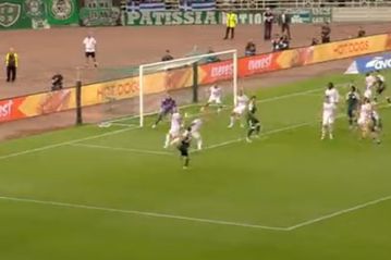 Ο Κυριακόπουλος έφερε το ματς στα ίσα - Πρώτο γκολ με τα πράσινα για τον ακραίο μπακ