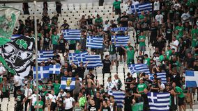 Παναθηναϊκός: Με Ελληνικές σημαίες στις κερκίδες (pics)