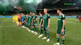 ΠΑΟ - Βιγιαρεάλ: Η είσοδος των ομάδων στο... φλεγόμενο ΟΑΚΑ