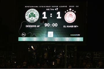 Τα δύο γκολ και οι καλύτερες φάσεις του Παναθηναϊκός - Ολυμπιακός 1-1 (vid)