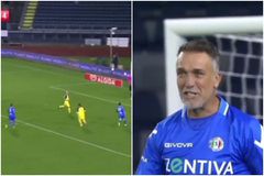 Η τέχνη... δεν ξεχνιέται: Το υπέροχο γκολ που σημείωσε ο Μπατιστούτα σε φιλανθρωπικό αγώνα (vid)