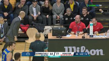 Αποβλήθηκε ο Σπανούλης στο ματς με τη Σομπατέλι επειδή διαμαρτυρήθηκε στη γραμματεία (vid)