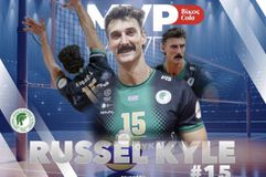 Ο Κάιλ Ράσελ κορυφαίος της τέταρτης αγωνιστικής της Volley League