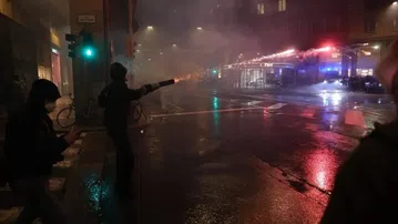 Χάος στη Μπολόνια πριν το Βίρτους - Μακάμπι (vid, pics)