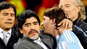 Οταν Μέσι και Μαραντόνα ήταν συμπαίκτες στους all-stars της Αργεντινής (vid)