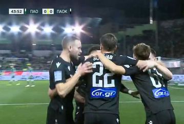 Το απίθανο αυτογκόλ του Ρούμπεν, με το οποίο άνοιξε το σκορ ο ΠΑΟΚ (vid)