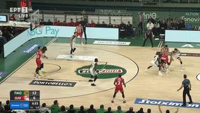 Ξεκίνησε δυνατά στην άμυνα ο Παναθηναϊκός AKTOR στο ντέρμπι με τον Ολυμπιακό