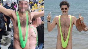 Μυθικά πράγματα: Οπαδοί της Μπριζ ντύθηκαν... Borat και κατέληξαν στη φυλακή